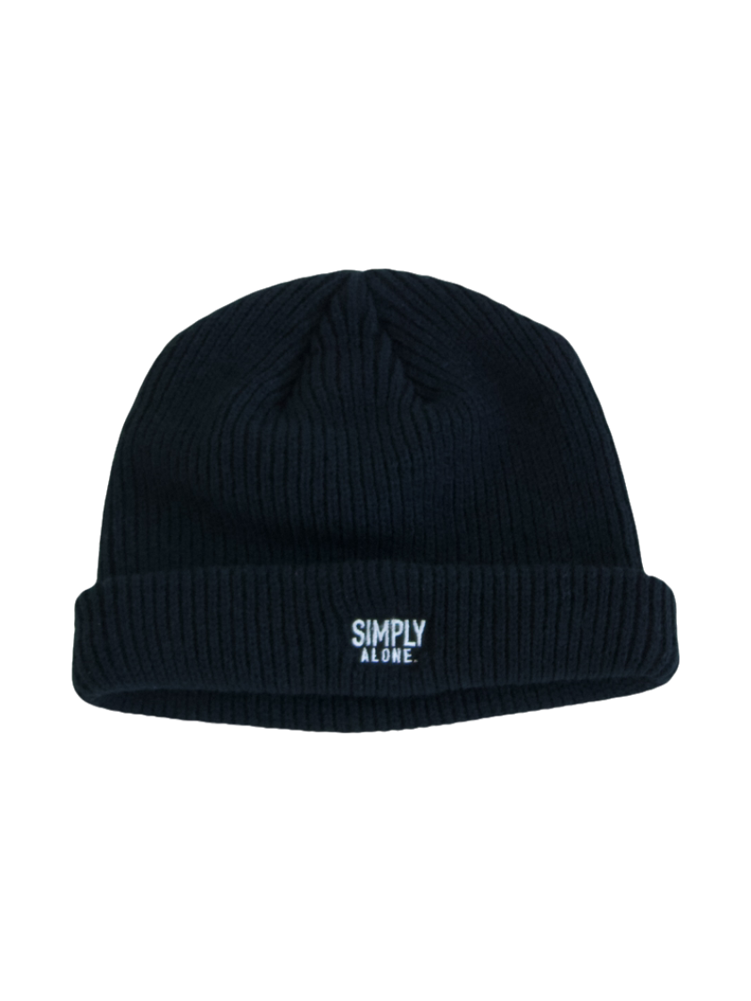 Black Fisherman Beanie