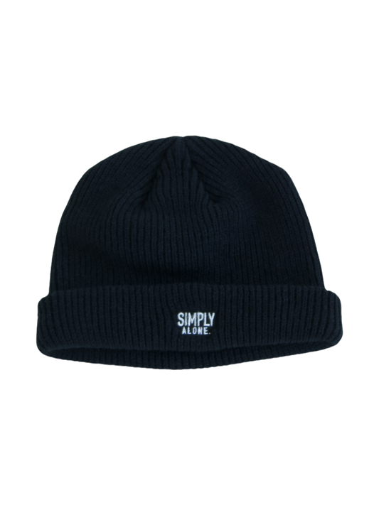 Black Fisherman Beanie